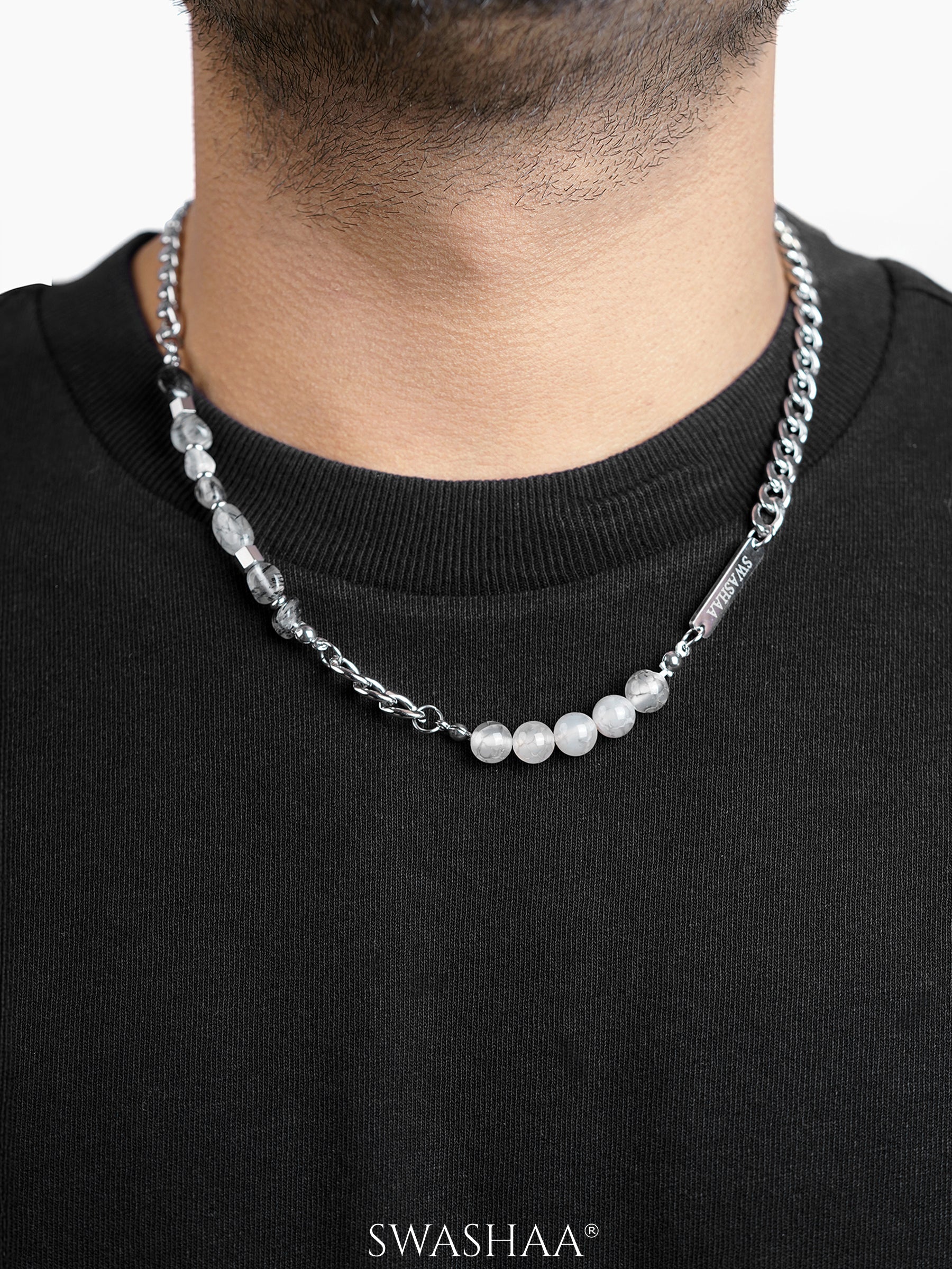 Darin Beaded Link Men's Chain