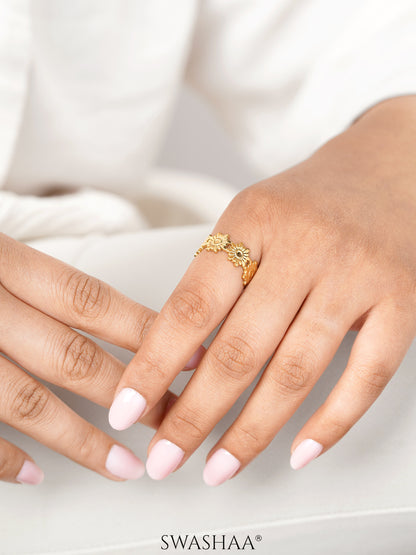 Debra 18K Gold Plated Ring