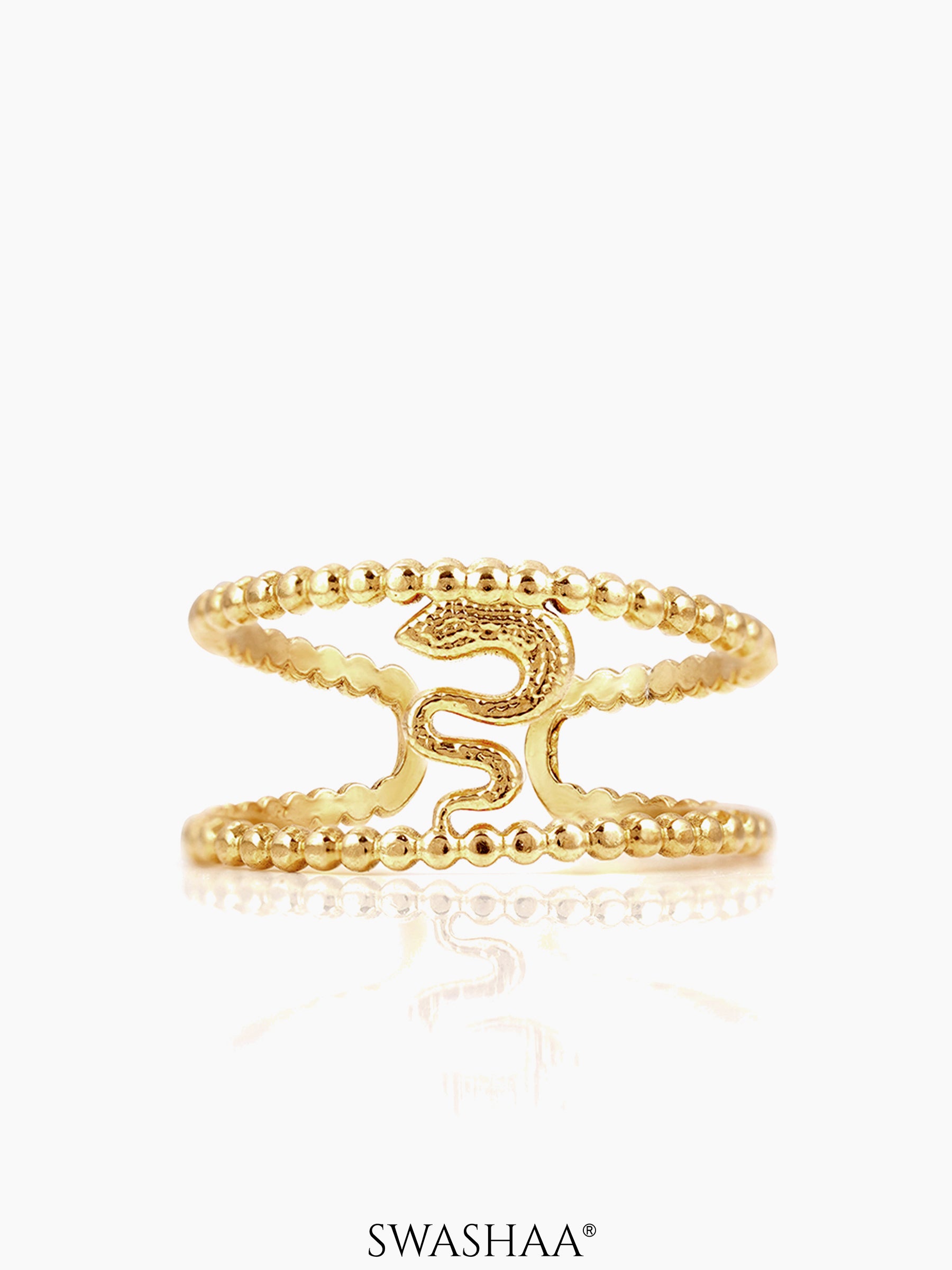 Derry 18K Gold Plated Ring Gold