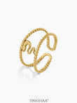 Derry 18K Gold Plated Ring Gold