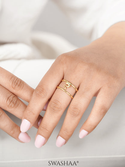 Derry 18K Gold Plated Ring