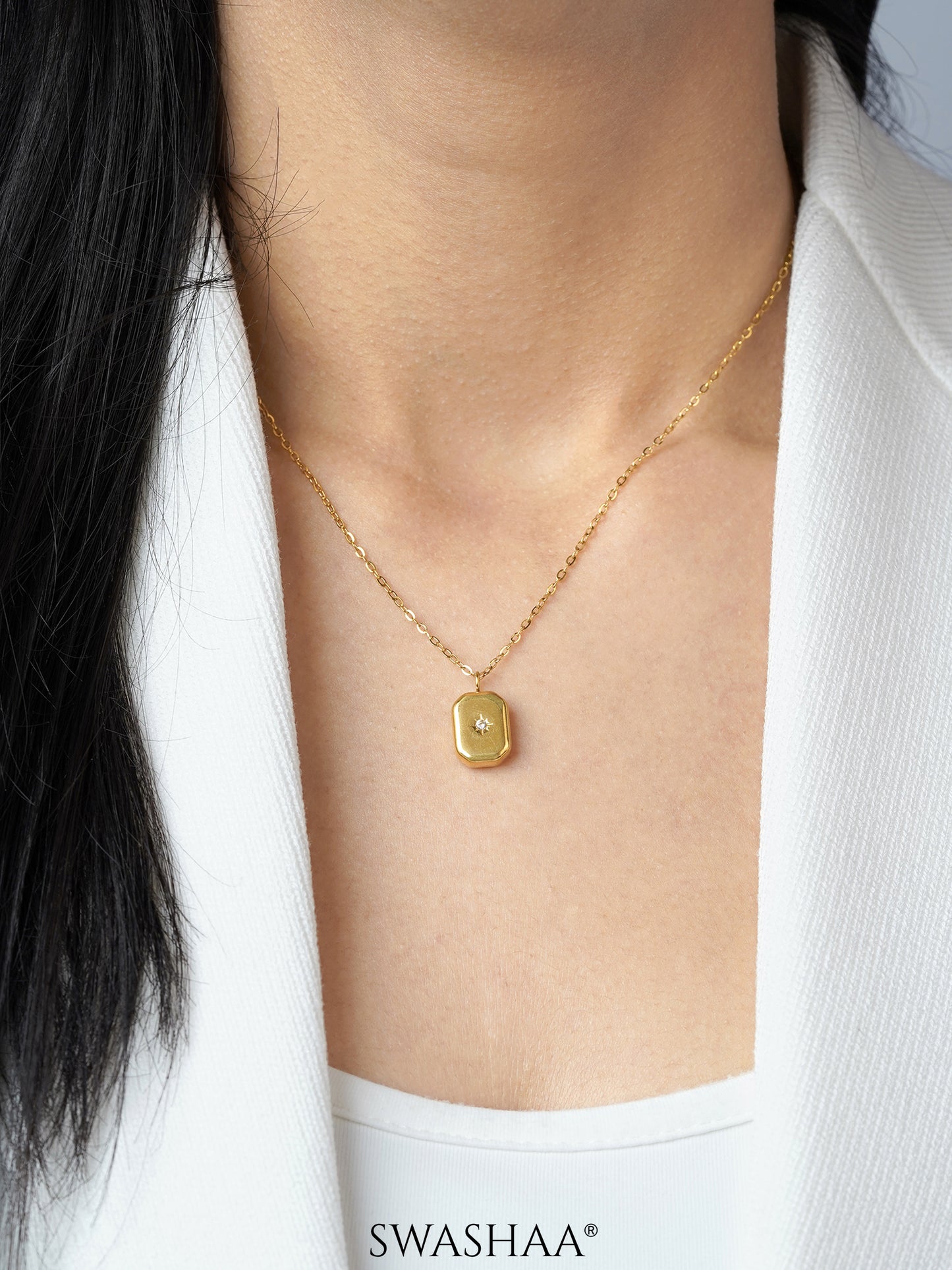 Desma North Star 18K Gold Plated Necklace