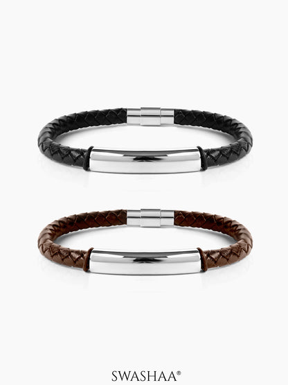 Dexter Men's Leather Bracelet