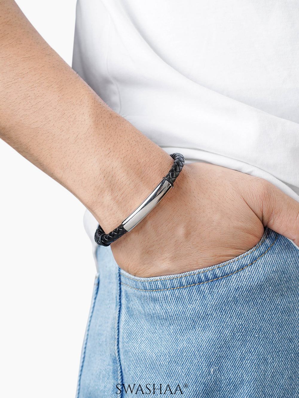 Dexter Men's Leather Bracelet