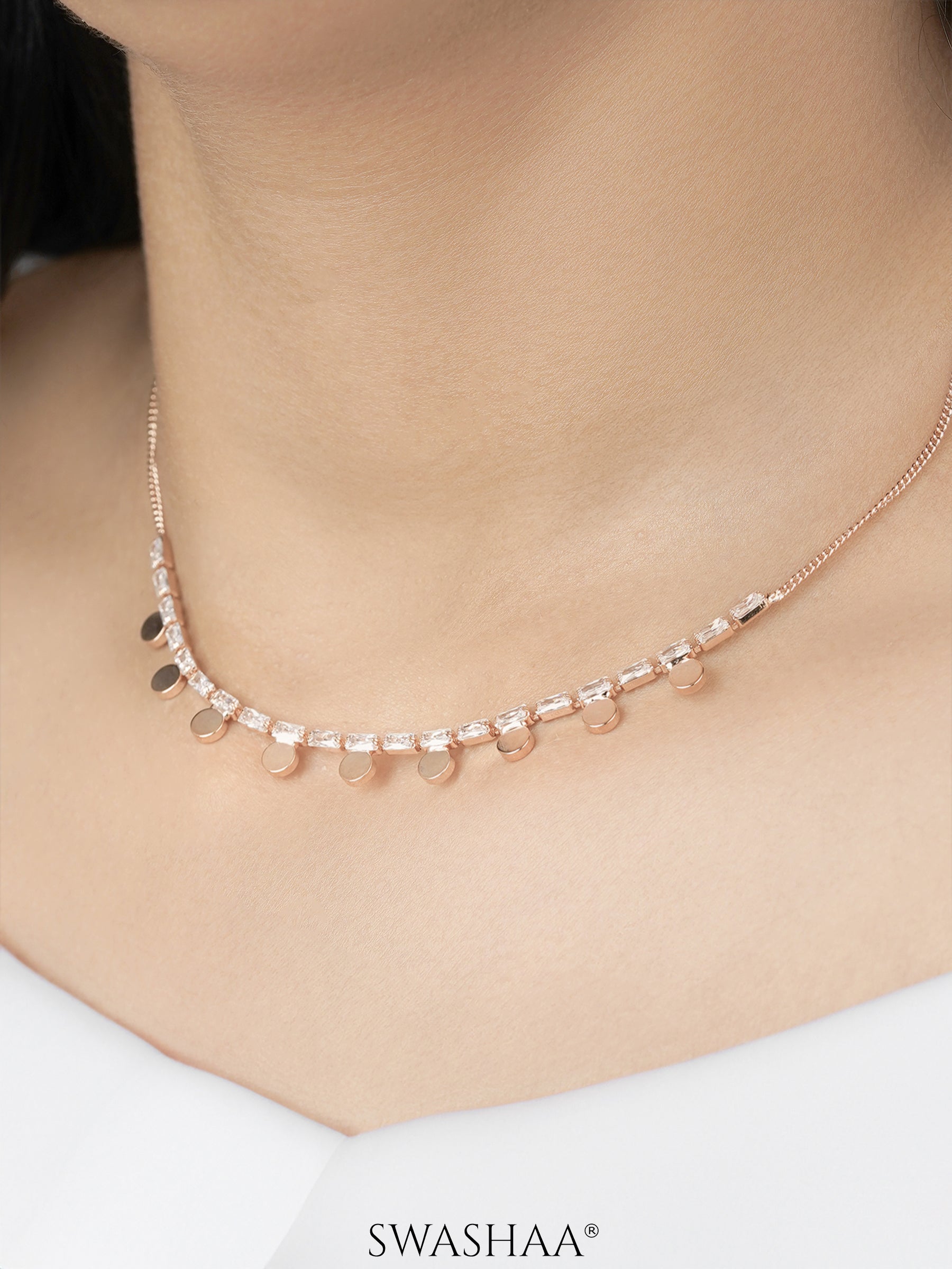 Deza Rosegold Plated Choker