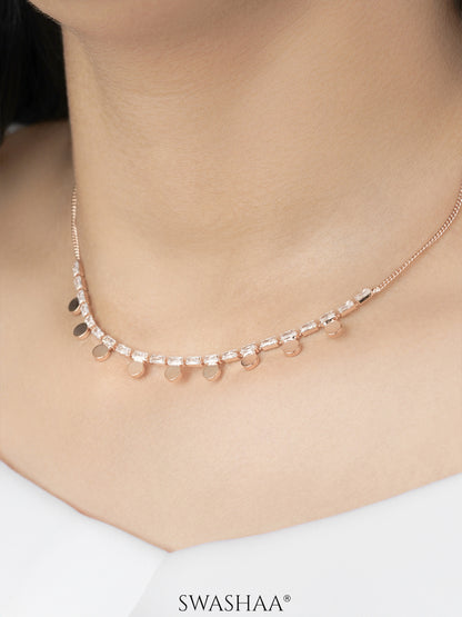Deza Rosegold Plated Choker