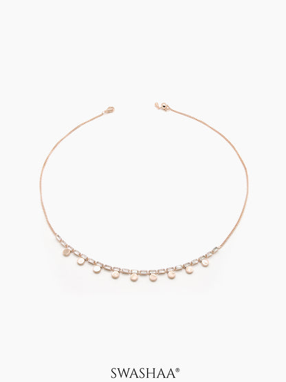 Deza Rosegold Plated Choker Rosegold