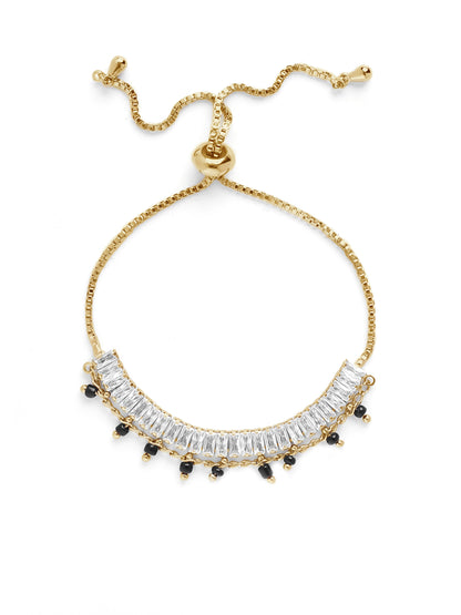 Dia 18K Gold Plated Mangalsutra Bracelet