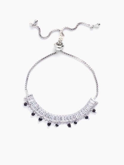 Dia Silver Mangalsutra Bracelet