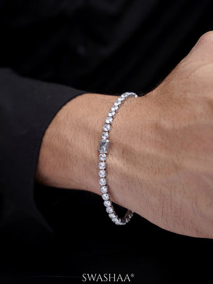 Diamond Tennis Men's Bracelet