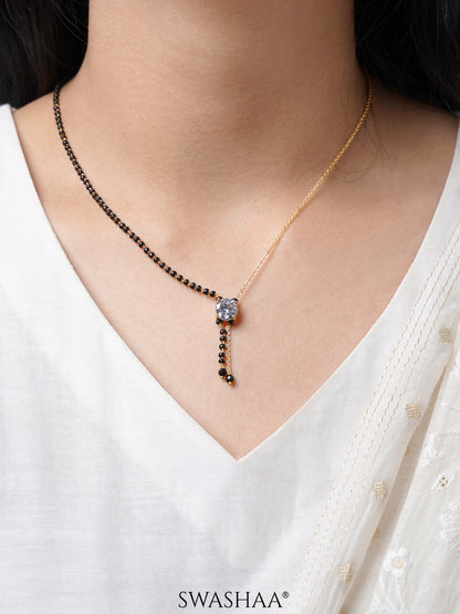 Diantha Diamond 18K Gold Plated Mangalsutra