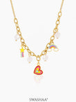 Dora Charms 18K Gold Plated Kid's Necklace Gold