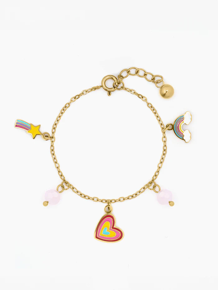 Dora Charms 18K Gold Plated Kid's Bracelet Gold