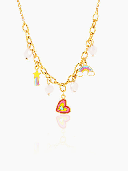 Dora Charms 18K Gold Plated Kid's Necklace Gold