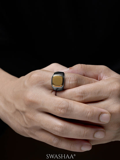 Drax Square Signet Men's Ring