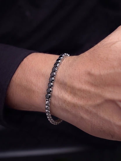 Drexon Black Diamond Men's Bracelet
