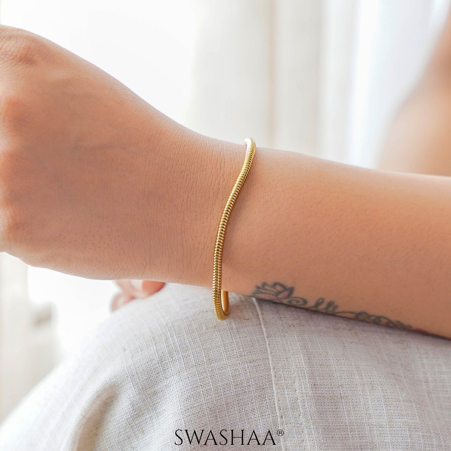 Round Rope Chain 3 MM Women's Bracelet