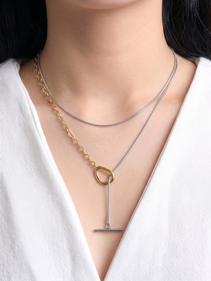 Eira Double Chain Necklace