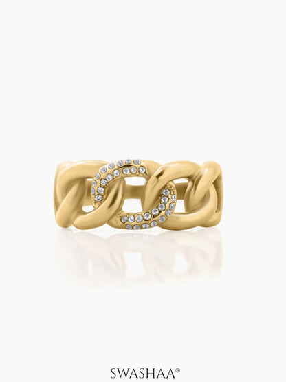 Elani Link Diamond Ring