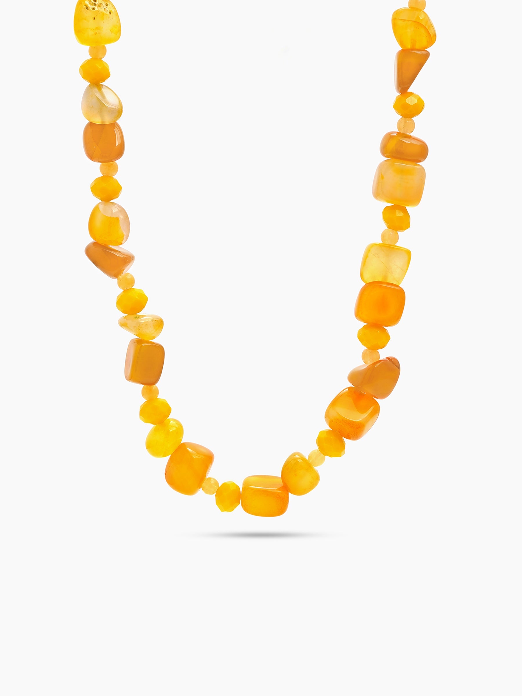 Elio Yellow Women’s Beaded Necklace