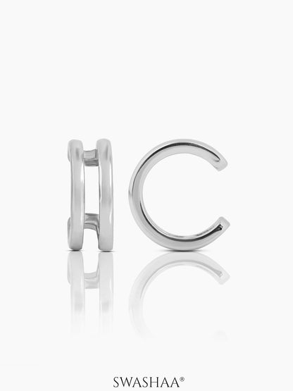Elion Ear Cuffs Silver