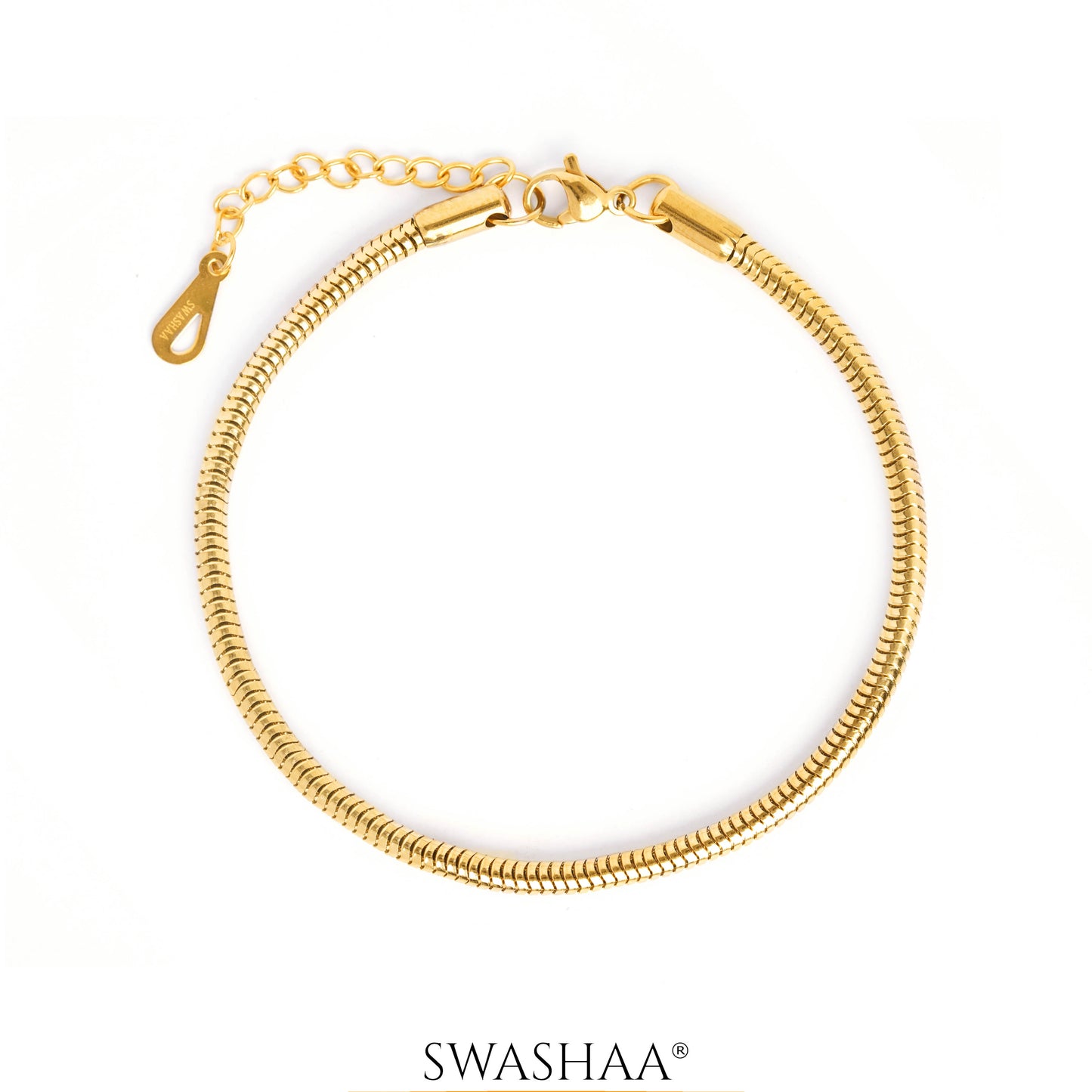 Round Rope Chain 3 MM Women's Bracelet