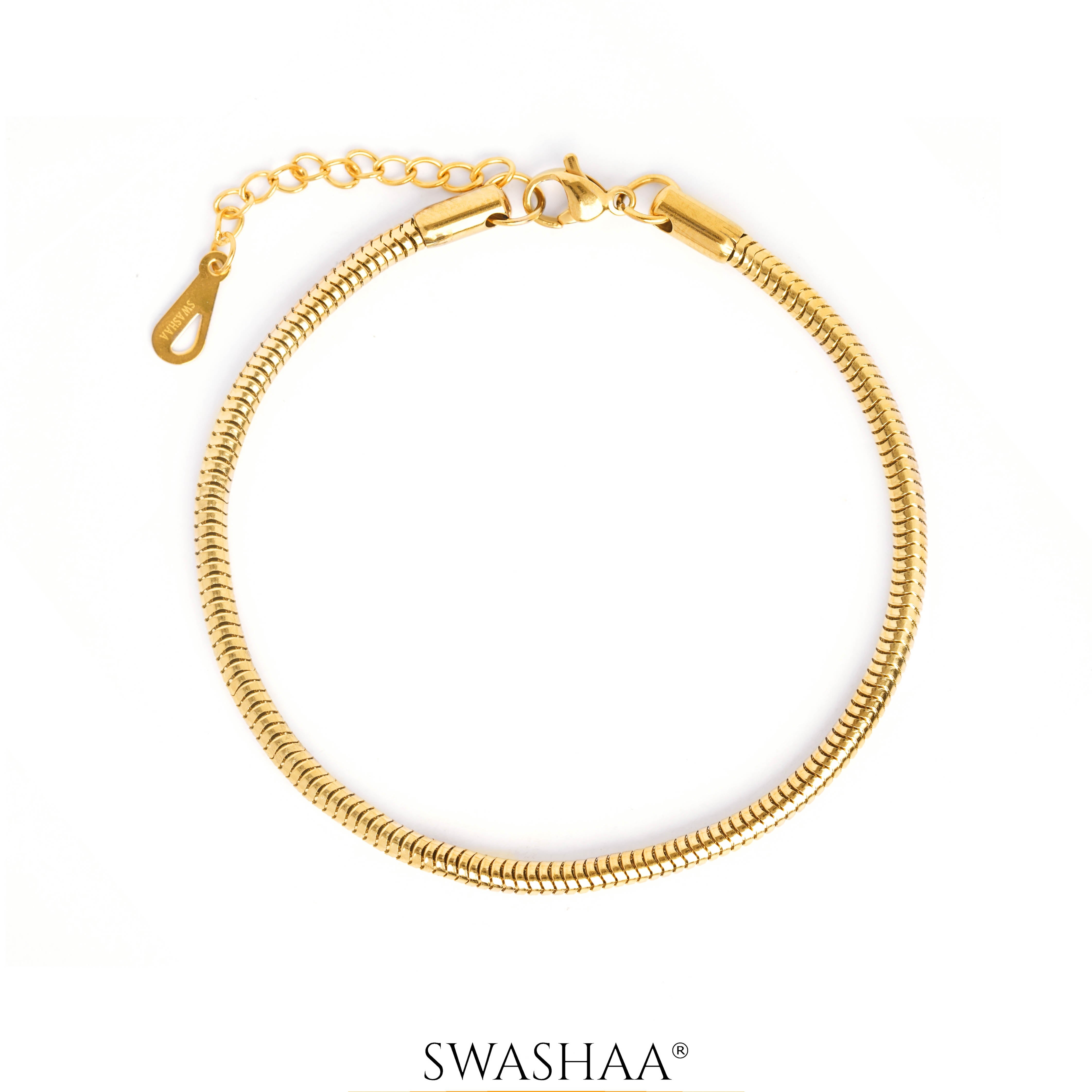 Round Rope Chain 3 MM Women's Bracelet