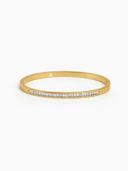 Eloria Diamond 18K Gold Plated Band Bracelet