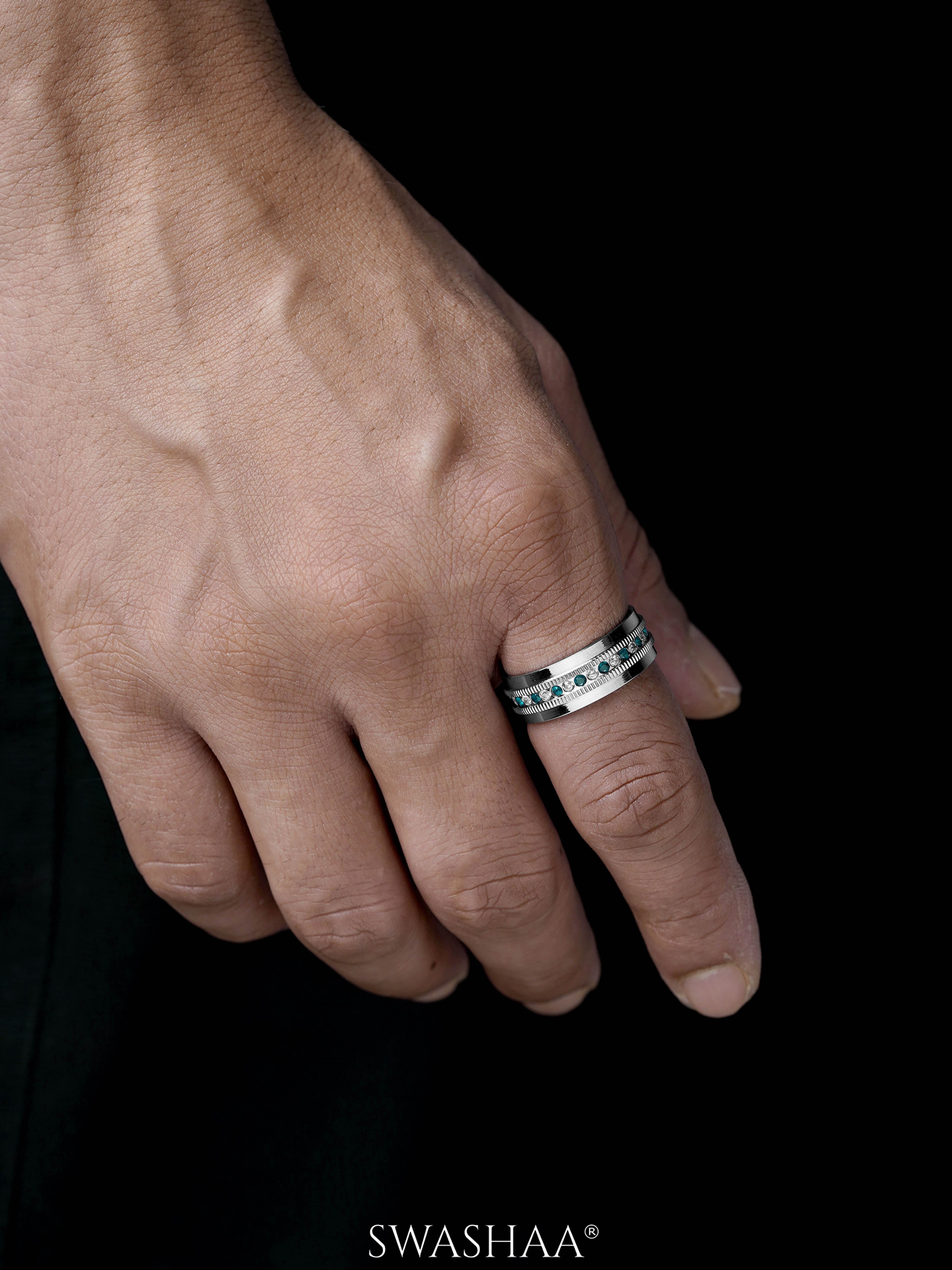 Elric Diamond Band Men's Ring