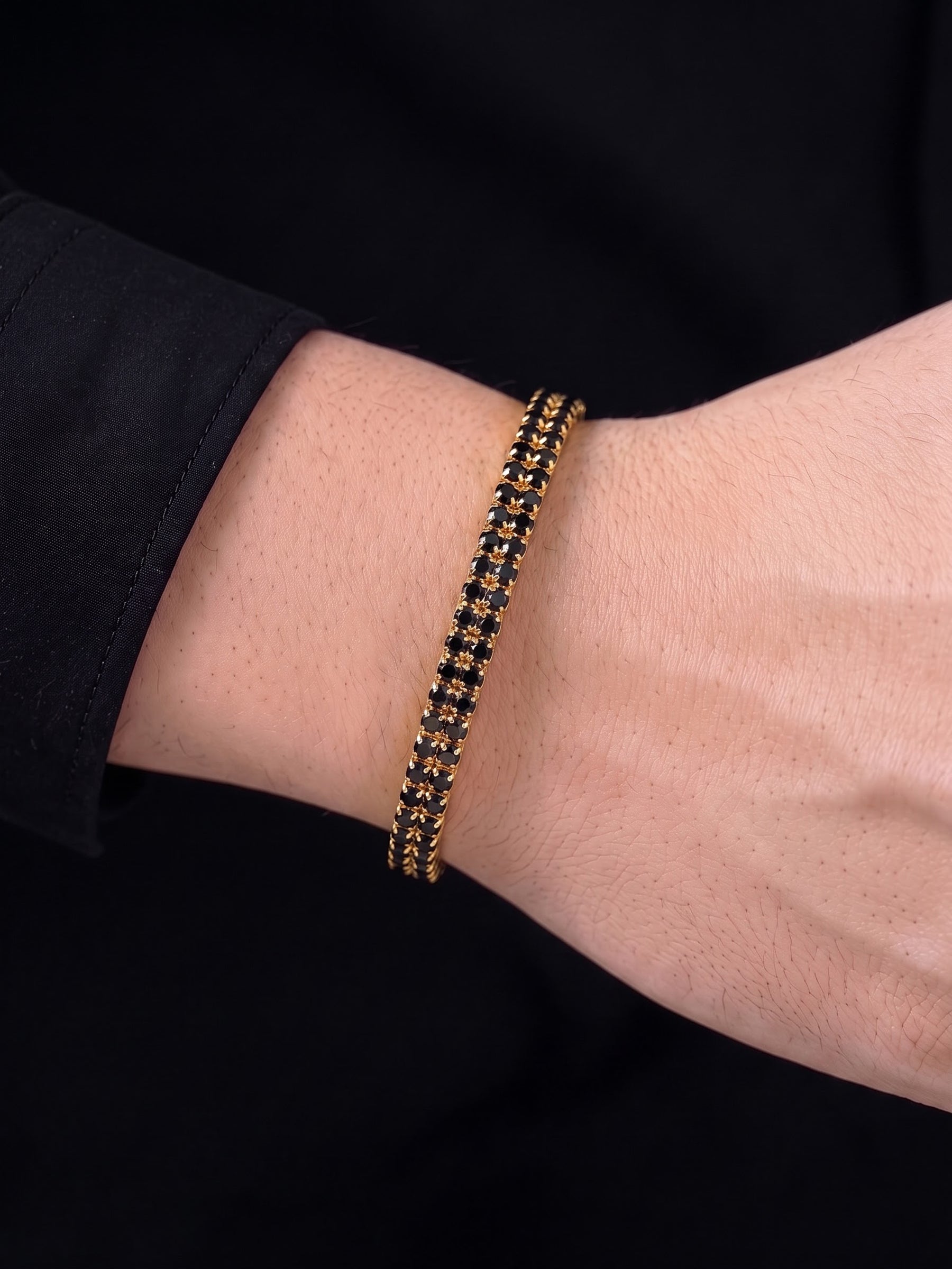 Elvra Diamond Tennis Men's Bracelet