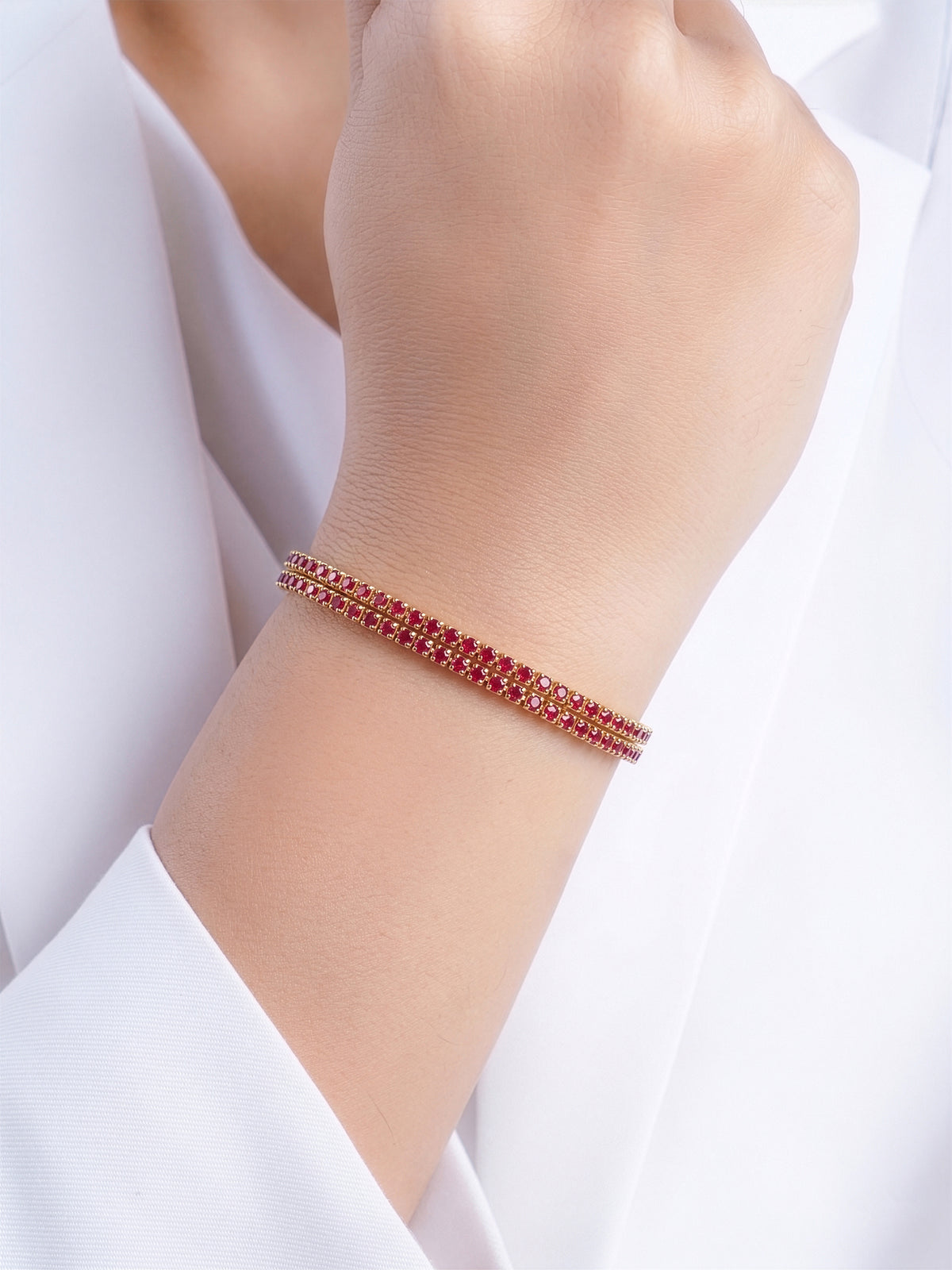 Elvra Diamond Tennis Women's Bracelet