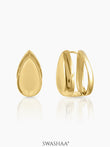 Elysia 18K Gold Plated Hoop Earrings Gold