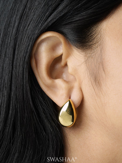 Elysia 18K Gold Plated Hoop Earrings