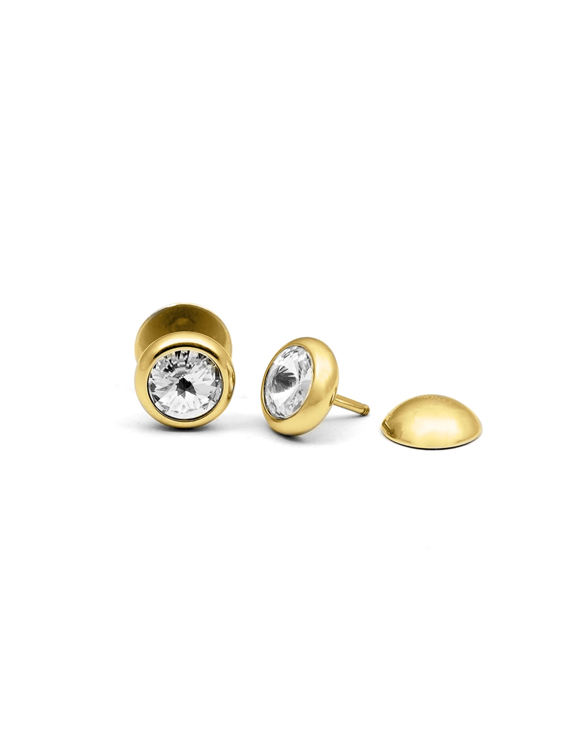 Emo 18K Gold Plated Men's Earrings