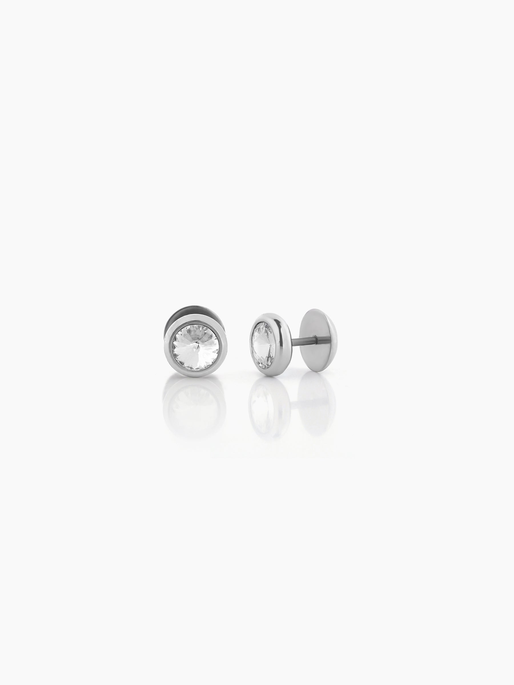 Emo Silver Men's Earrings Silver