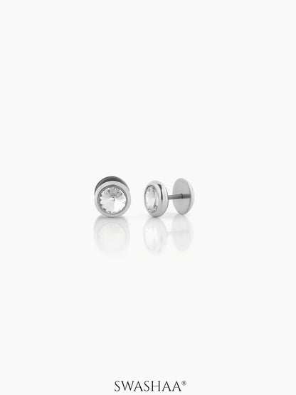 Emo Men's Earrings Silver
