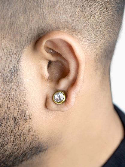 Emo 18K Gold Plated Men's Earrings