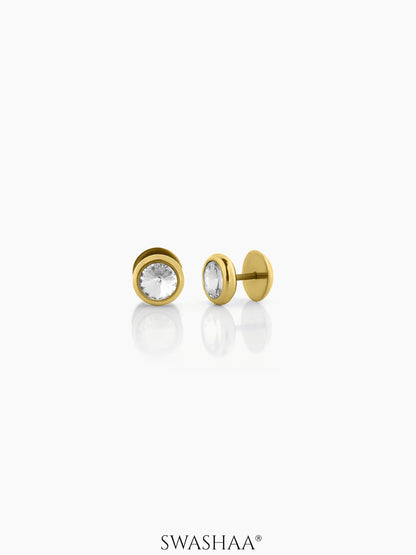Emo Men's Earrings Gold