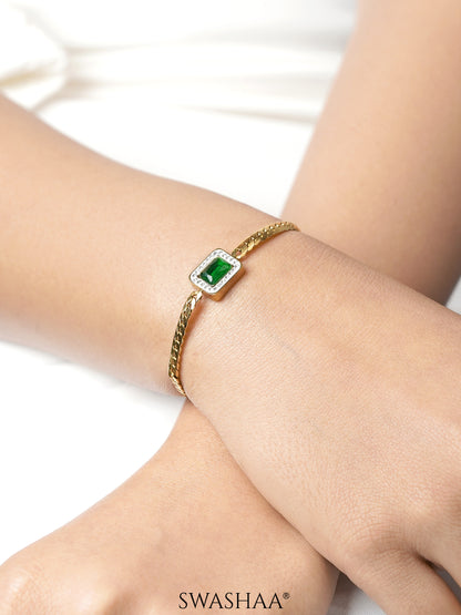 Erin Emarald 18K Gold Plated Bracelet