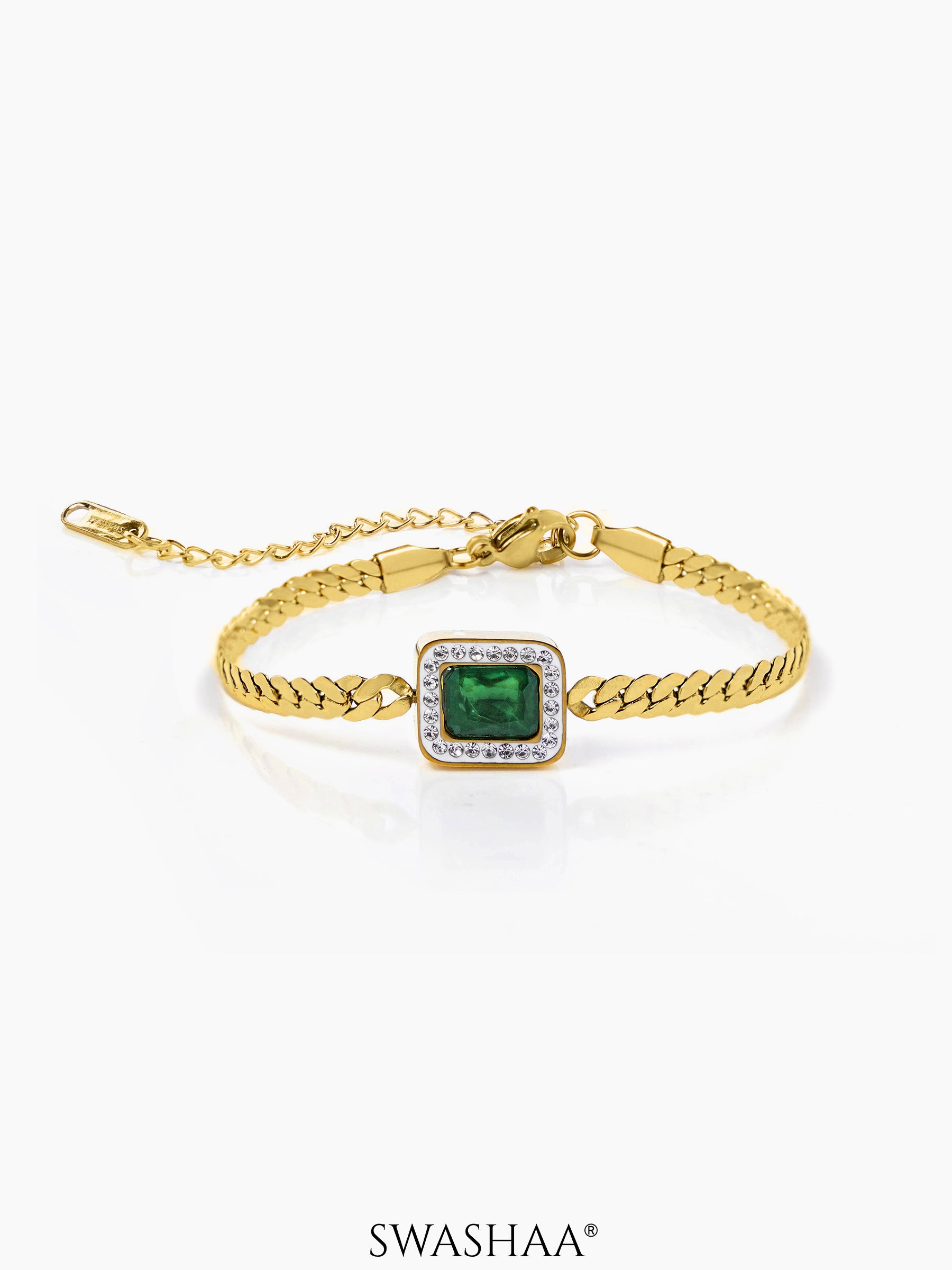 Erin Emarald 18K Gold Plated Bracelet Gold
