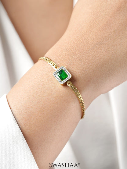 Erin Emarald 18K Gold Plated Bracelet