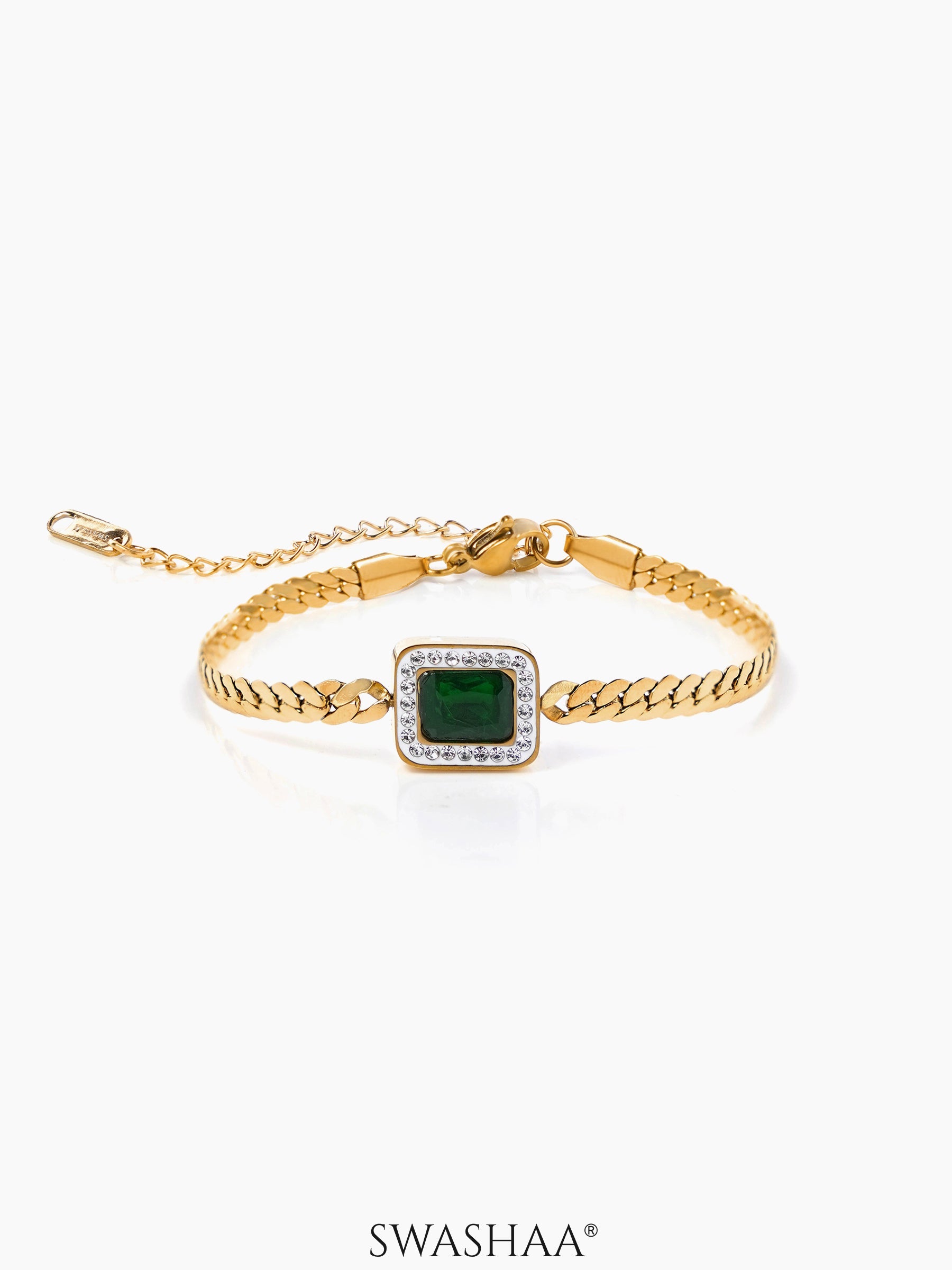 Erin Emarald Women's Bracelet 18K Gold Plated