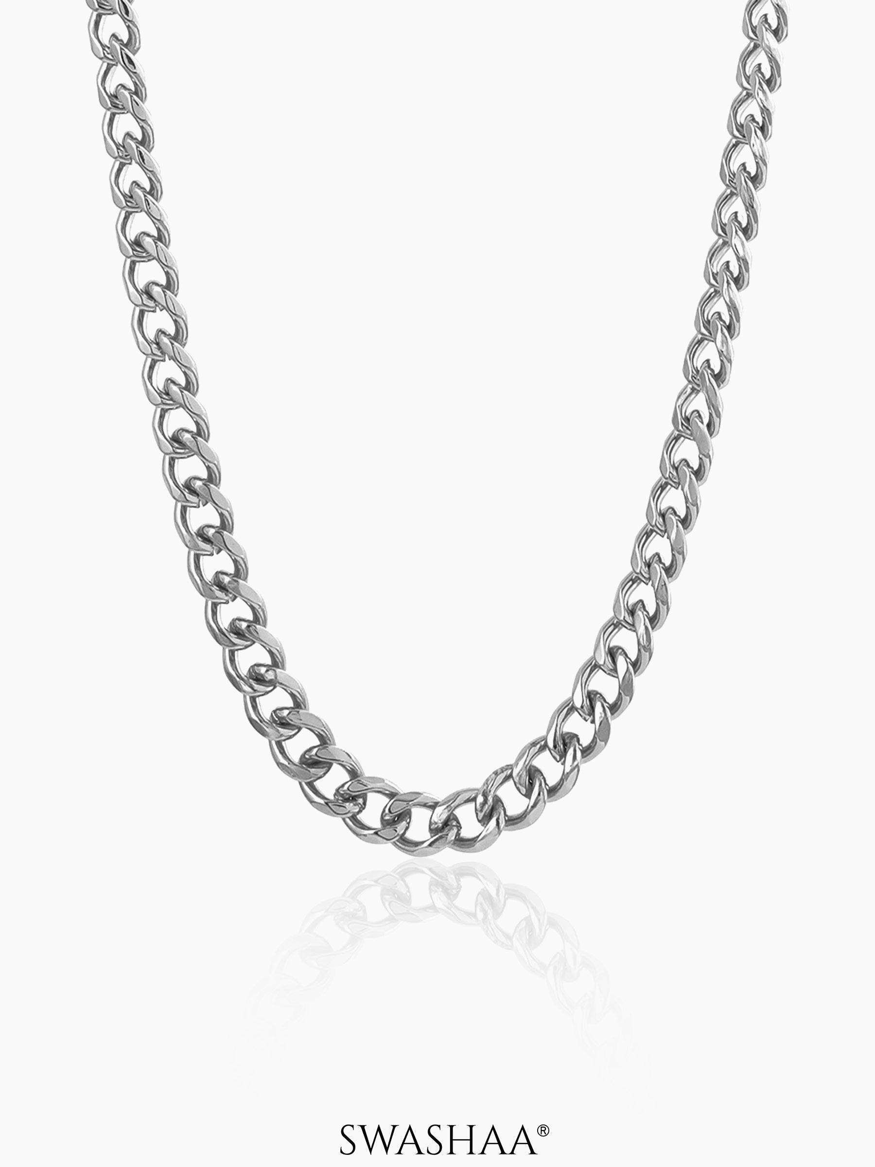 Cuban Men's Chain Silver 5 MM