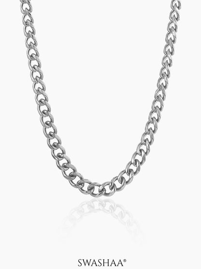 Cuban Men's Chain Silver 5 MM