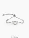 Esther Solitaire Bracelet Silver