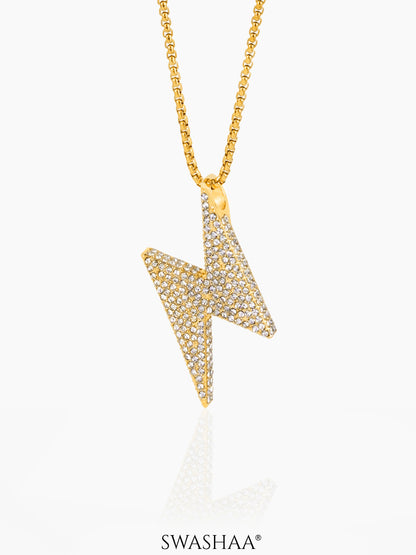 Etash Men's Chain Pendant 18K Gold Plated