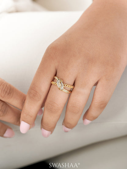 Faith 14K Gold Plated Ring
