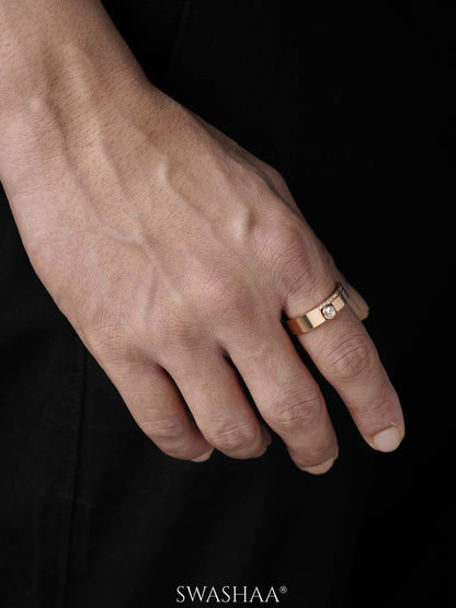 Faizo Rosegold Plated Men's Ring
