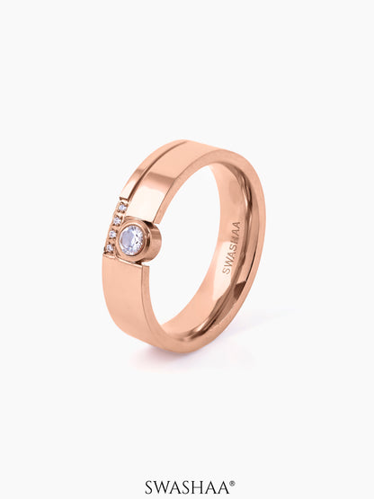 Faizo Rosegold Plated Men's Ring