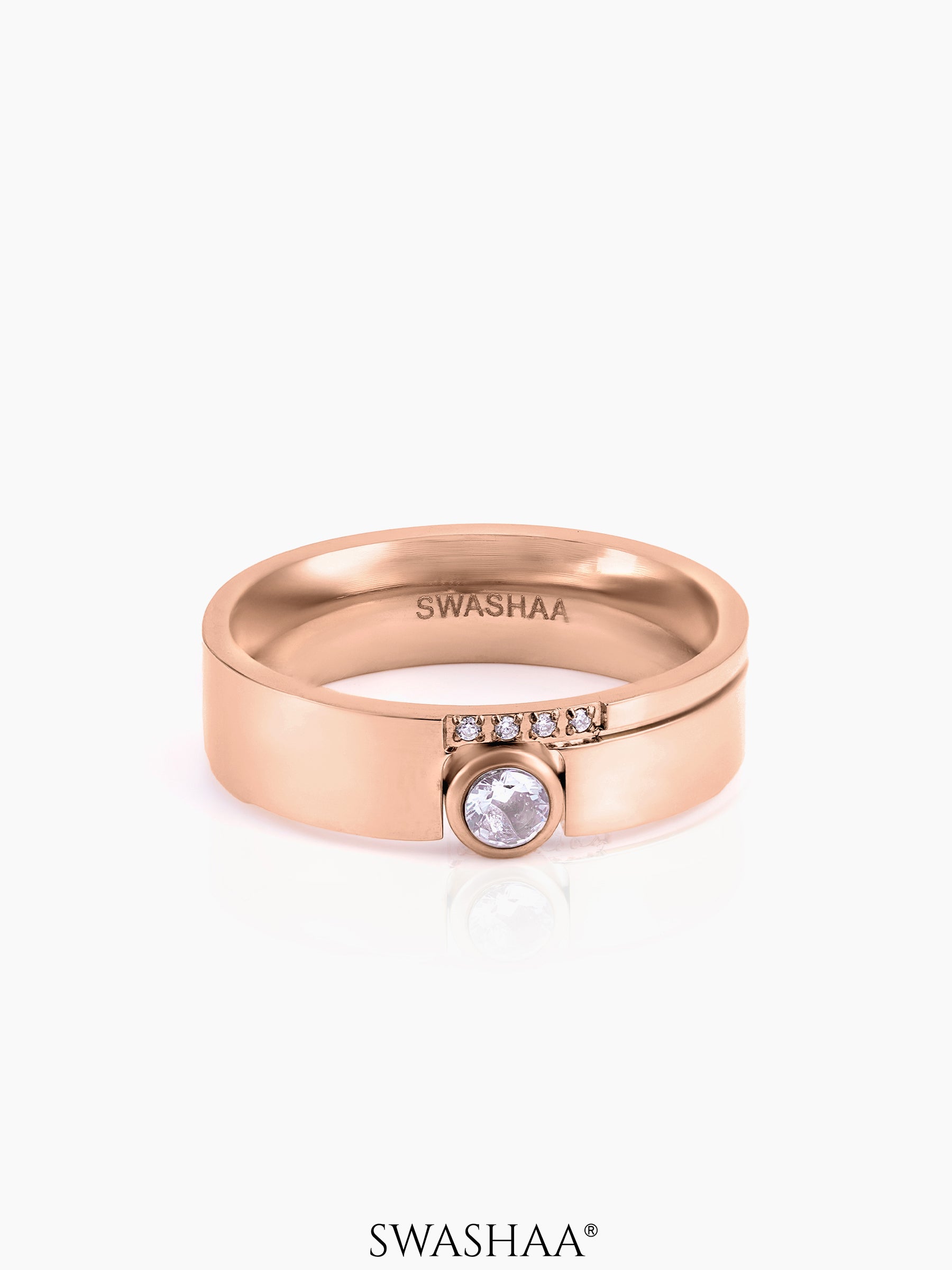 Faizo Rosegold Plated Men's Ring